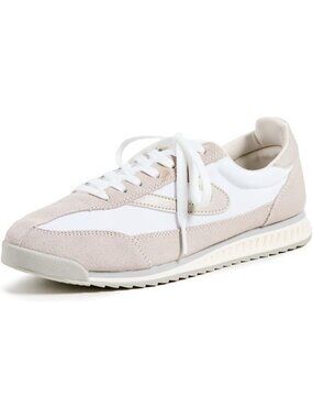 Women's White Cream Rawlins Comfortable Lace-Up Fashion Sneakers Casual Shoes